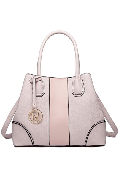 Miss Lulu Γυναικεία τσάντα, δερμάτινη, LT1822PK Ροζ