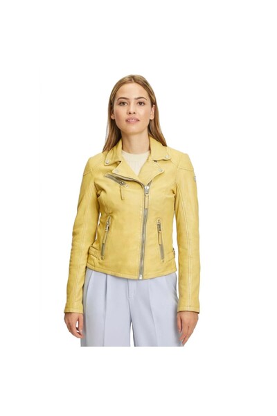 mauritius Gipsy Yellow Women's Leather Jacket PGG