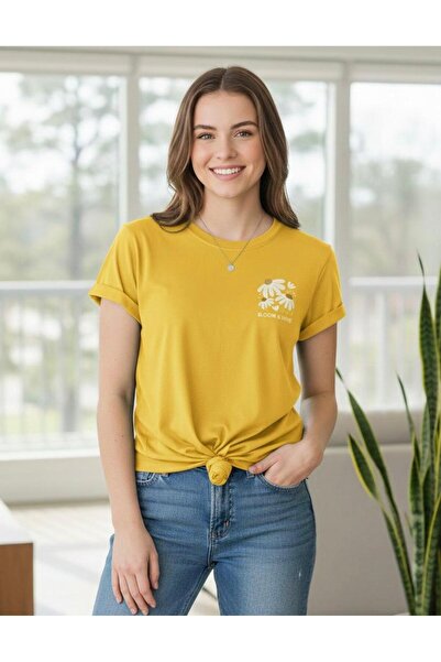 BW Bravely Wear BLOOM SHINE Τυπωμένο Γυναικείο T-SHIRT