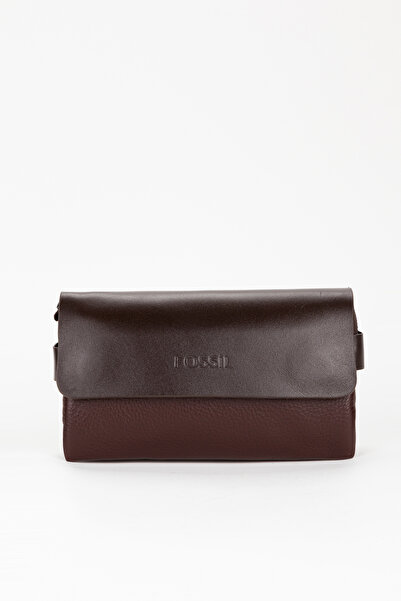 Fossil 100% Genuine Leather Unisex Portfolio Handbag