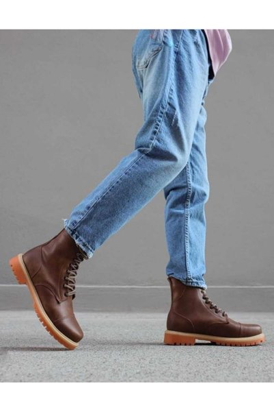 Koray Shoes Taba Postal Erkek Bot