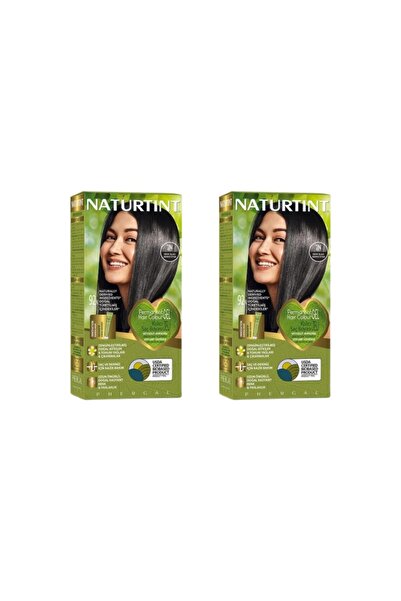NATURTINT 1N Abanoz Siyahı Doğal Saç Boyası 170ML 2'li Set