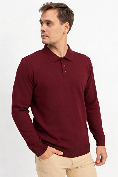 F&K Polo Neck Men's Knitwear Sweater