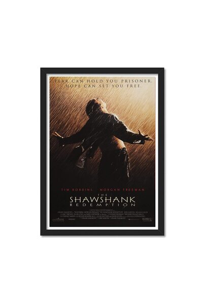 ALAYRA International ملصق فيلم "ألايرا: الخلاص من شاوشانك" بإطار، مناسب للغرف...