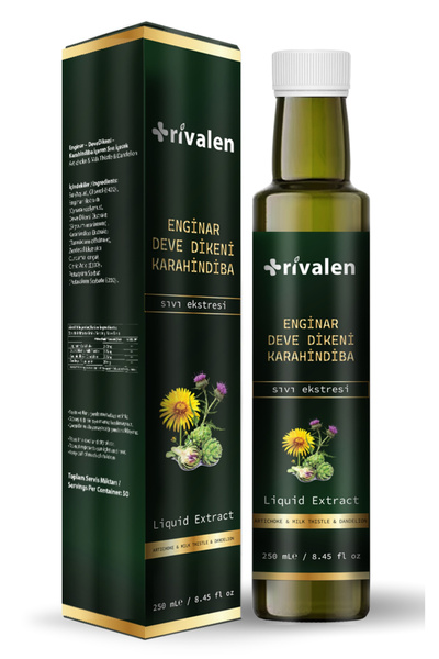 Rivalen Enginar - Deve Dikeni - Karahindiba Sıvı Ekstresi 250 ml