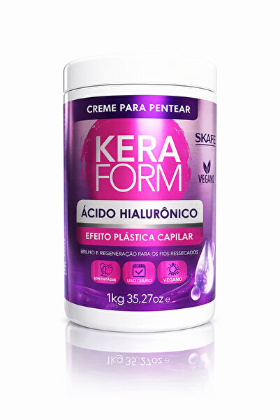 skafe كريم كيرافورم الاصلي لمعان ترطيب ترميم الشعر الجاف بحمض الهيالورونيك اس...