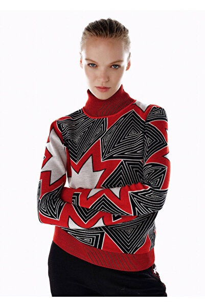 Knitss Siyah İkonik AprÈs-Skı Yıldız Desenli Triko