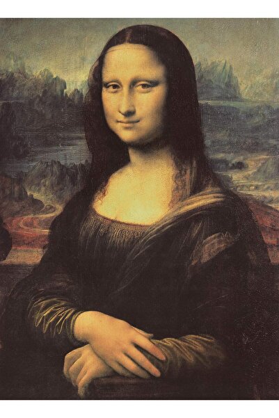 ALAYRA International ملصق لوحة الموناليزا للفنان ليوناردو دافنشي من قصر ألاير...