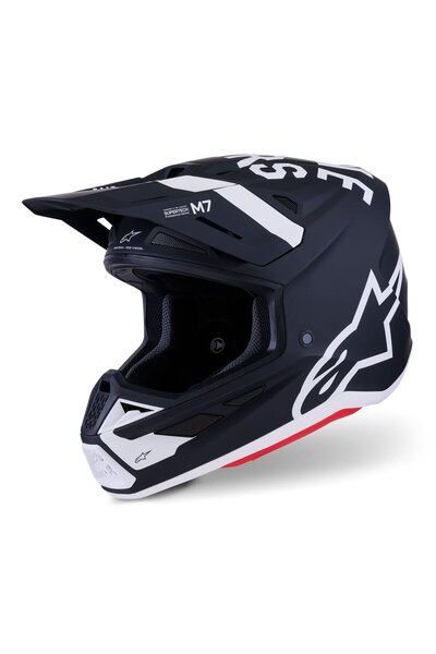Alpinestars S-M7 Dasher Off-Road Kaskı Siyah Beyaz