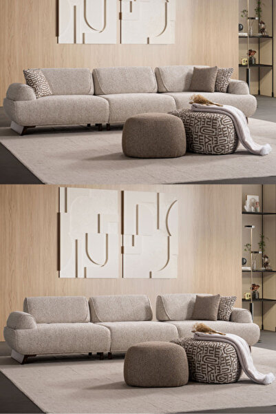 Eymense Rante Sırt Mekanizmalı Üçlü Koltuk Kanepe