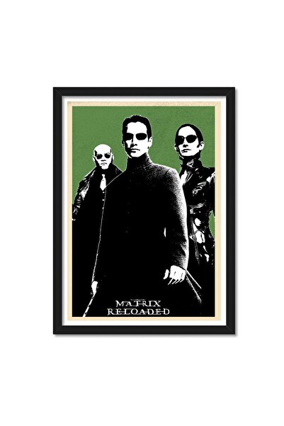 ALAYRA International ملصق فني لشخصية ألايرا من فيلم ماتريكس، مؤطر، مناسب للغر...