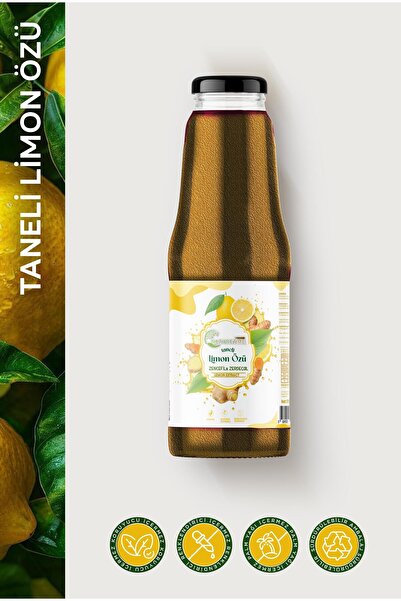 Naturetime Premium Taneli Limon Özü 1350 gr Zencefil ve Zerdeçallı Katkısız P...