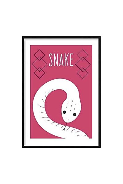 ALAYRA International ملصق غرفة الأطفال ALAYRA بتصميم ثعبان هندسي إسكندنافي، م...