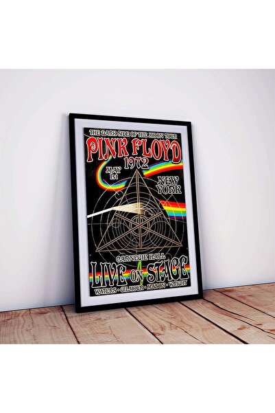 ALAYRA International ملصق ALAYRA من الأكريليك والزجاج، مؤطر، لفرقة بينك فلويد...