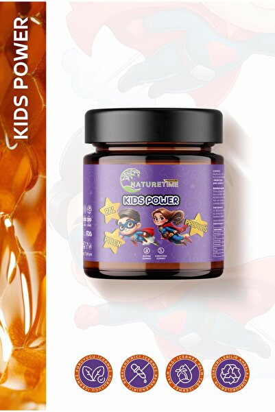 Naturetime Premium Kids Power 280 gr Katkısız Doğal Organik Çocuk Pekmezi Pes...