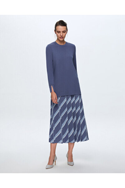 MISS DALIDA T24K-2000 Desenli Plise Etek OGGİ-BULLET