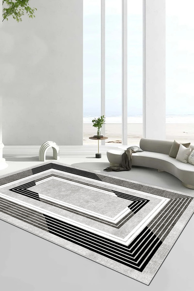 Halise Home Yıkanabilir Kaymaz Taban Dijital Baskılı Halı,Yolluk