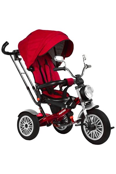 mavio Tricicleta copii cu pozitie de somn, centura siguranta, far luminos, oglinzi