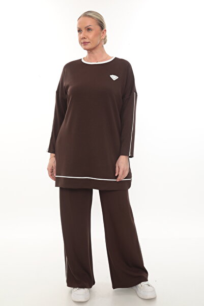 QRUVAZE Plus Size Modal Arabian Suit