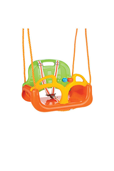 PİLSAN Leagan Convertibil 3 variante in cutie Samba Orange, bariera de protectie si spatar detasabil