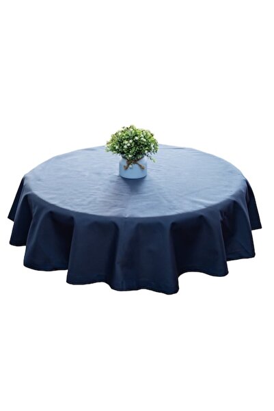 Bosfor Decor Round tablecloth Bosfor Decor, Solid, Teflon-treated cotton, Dar...