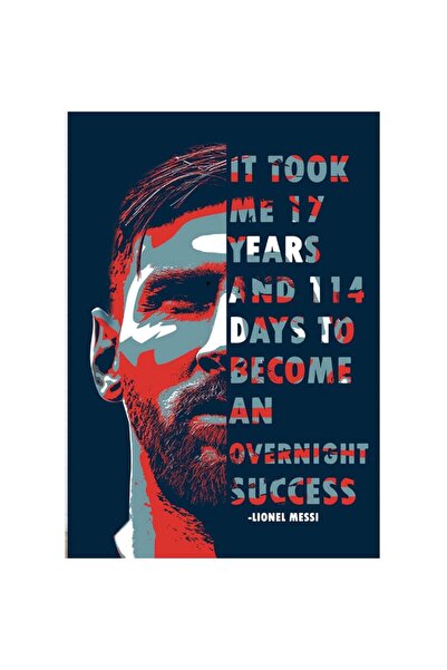 ALAYRA International ملصق ليونيل ميسي من ورق ألايرا غير اللامع، 300 غرام/متر ...