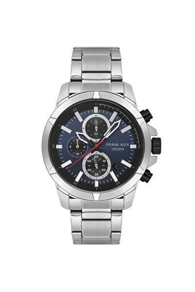 Frank Alex Silver Steel Cord Men's Wristwatch L-07249M.04