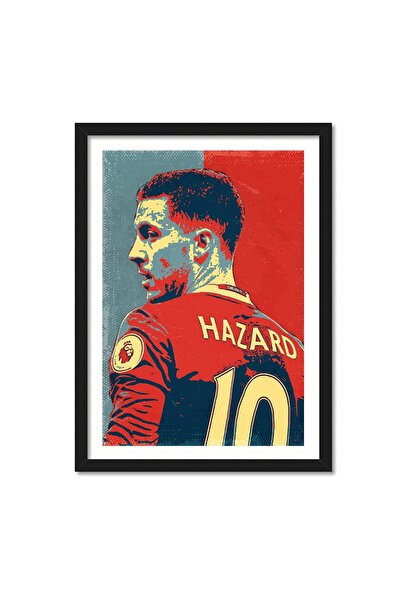 ALAYRA International ملصق ألايرا إيدن هازارد مؤطر بزجاج شبكي، متعدد الألوان، ...