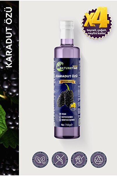 Naturetime Premium Karadut Özü 700 gr Katkısız Doğal Organik Pestisit & Ağır ...