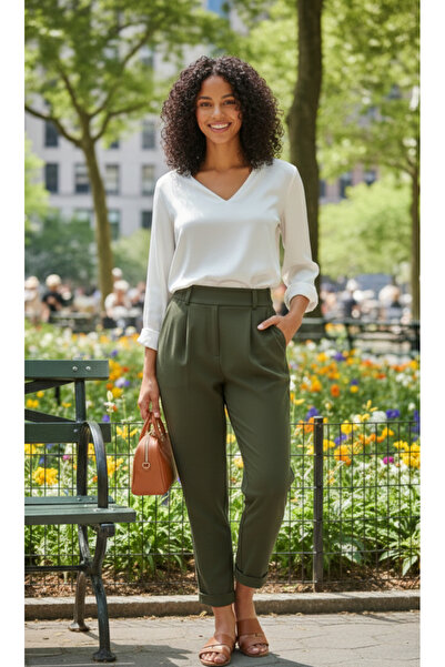 EQRUO FASHİON KADIN PANTOLON