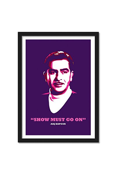 ALAYRA International ملصق كلاسيكي مؤطر من تصميم راج كابور بعنوان "ألايرا" منا...