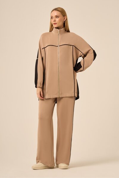 FTZ WOMEN Women's Modal Double Suit Beige 31250