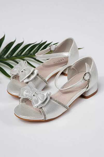 Zaira Λευκά σανδάλια για κορίτσια από οικολογικό δέρμα Ana #21952 - 34