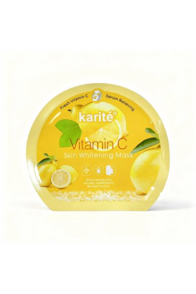 KARİTE Mască facială iluminatoare cu vitamina C