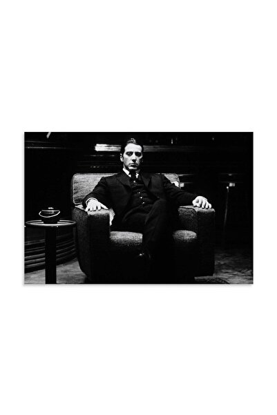 ALAYRA International ملصق ألايرا آل باتشينو في فيلم العراب، ملصق فني على قماش...