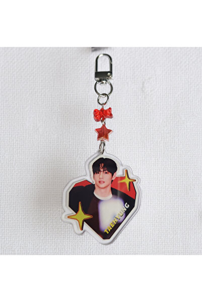 Güneş Kırtasiye BTS Taehyung V Baskılı Akrilik Anahtarlık