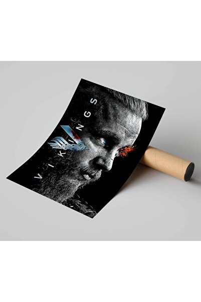 ALAYRA International ملصق مسلسل فايكنجز من إنتاج ALAYRA على نتفليكس للمنزل والمكتب (13 × 19 بوصة، متعدد الألوان، ملفوف)