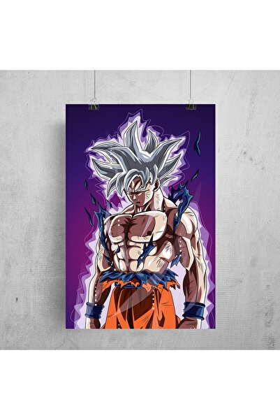 ALAYRA International ملصق حائط ALAYRA لشخصية غوكو سوبر سايان في طور الغريزة م...