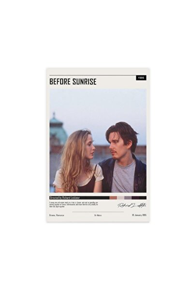 ALAYRA International ملصق فيلم ALAYRA قبل شروق الشمس، ملصق قماشي بدون إطار: 1...