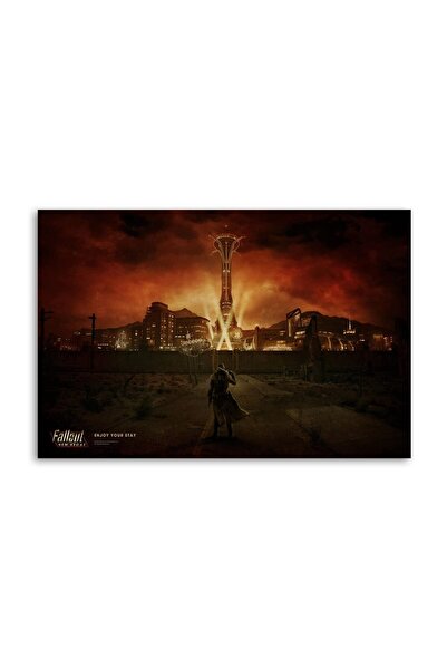 ALAYRA International ملصق ألايرا لمفهوم لعبة Fallout: New Vegas City، لوحة جد...