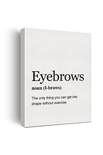 ALAYRA International لوحة جدارية قماشية بتصميم تحديد الحواجب من ALAYRA، ملصق ...