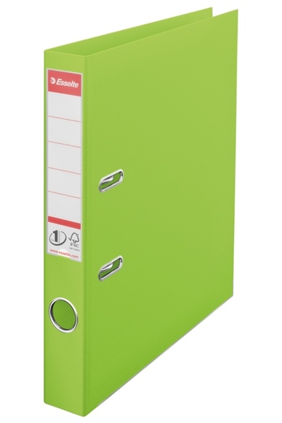 Esselte Biblioraft No.1 Power VIVIDA, PP/PP, partially recycled, FSC certification, A4, 50 mm, green