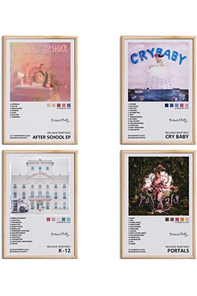 ALAYRA International ملصقات محدودة الإصدار موقعة من الفنانة ألايرا ميلاني مارتينيز، ملصقات أغلفة ألبومات موسيقية، لوحات جدارية مطبوعة على قماش بتقنية الطباعة عالية الدقة.