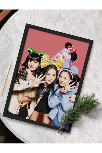 ALAYRA International صورة جماعية مؤطرة لألايرا من فرقة بلاك بينك (8 × 12 بوصة...