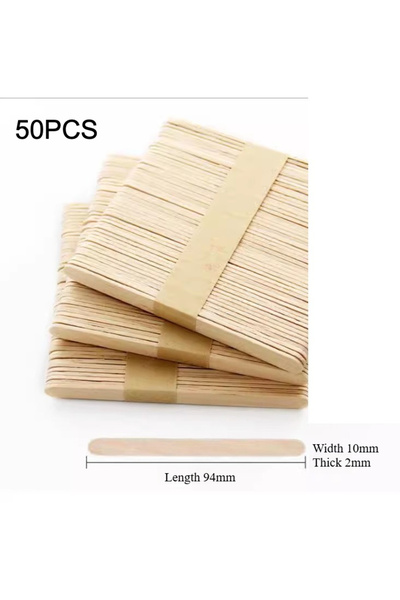 Choice أعواد مصاصة ملونة أصلية 94 مم، أعواد آيس كريم، أعواد خشبية للأعمال الي...