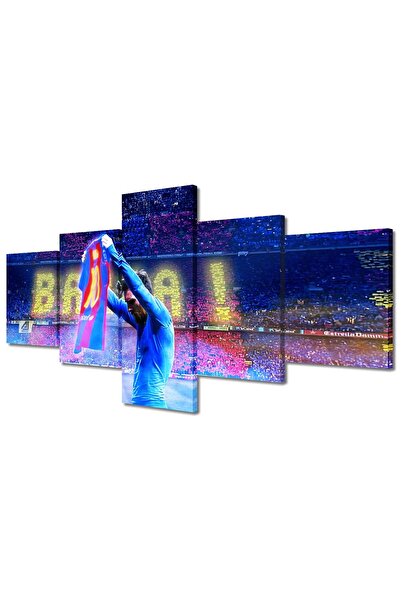 ALAYRA International لوحة جدارية قماشية من ALAYRA، ملصق تحفيزي لكرة القدم، 5 ...