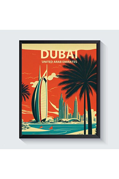 ALAYRA International ملصق فني مطبوع من العايرة دبي، لوحة جدارية فنية من الإما...