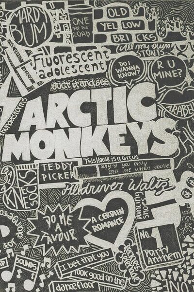 ALAYRA International ملصق ألايرا، فرقة آركتيك، مونكيز، عمل فني على قماش، ملصق...