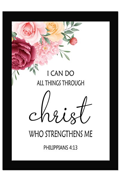 ALAYRA International ALAYRA I Can Do All Things - Bible Verse Wall Photo Fram...