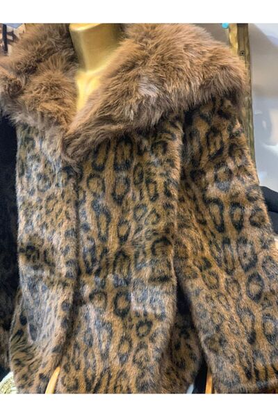 BOUTIQUE SERTAÇ İTHAL PELUŞ KÜRK LEOPAR